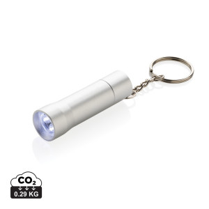 Flash RCS recycled aluminium keychain torch - Reklamnepredmety