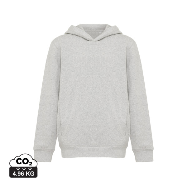 Iqoniq Yengo kids recycled cotton hoodie with sidepockets