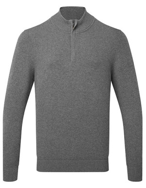 Men´s Cotton Blend 1/4 Zip Sweater - Reklamnepredmety