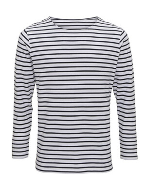 Men´s Marinière Coastal Long Sleeve Tee - Reklamnepredmety