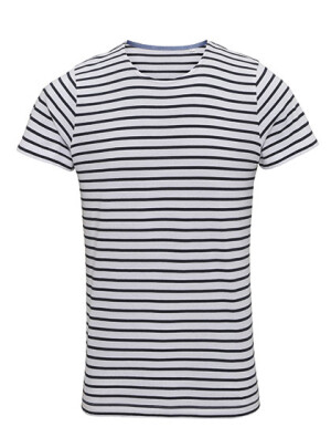 Men´s Marinière Coastal Short Sleeve Tee - Reklamnepredmety
