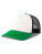 Rapper-S Cap - at537-white-black-green - variant 