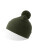 Wind-S Beanie with Pompom - at811-olive - variant 