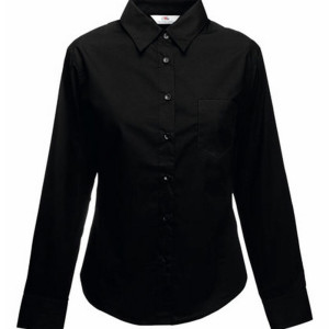 F702 Long Sleeve Poplin Shirt Lady-Fit