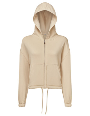 Women´s Recycled Drawstring Full-Zip Hoodie - Reklamnepredmety