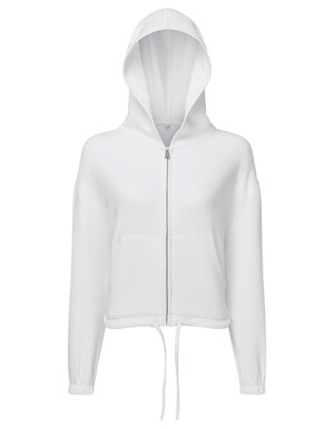 Women´s Recycled Drawstring Full-Zip Hoodie - Reklamnepredmety