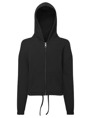 Kids Recycled Cropped Oversize Full-Zip Hoodie - Reklamnepredmety