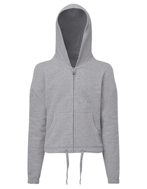 Kids Recycled Cropped Oversize Full-Zip Hoodie - Reklamnepredmety