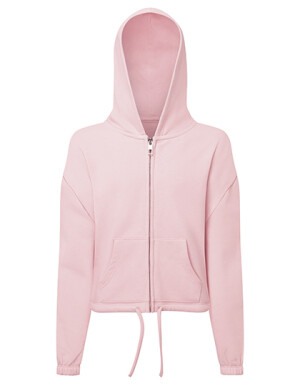 Kids Recycled Cropped Oversize Full-Zip Hoodie - Reklamnepredmety