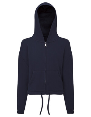 Kids Recycled Cropped Oversize Full-Zip Hoodie - Reklamnepredmety