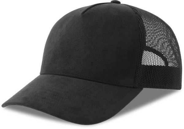5 Panel Trucker Cap Rapper Suede-S