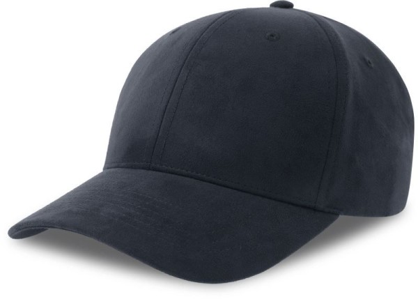 6 Panel cap suede look Fam-S