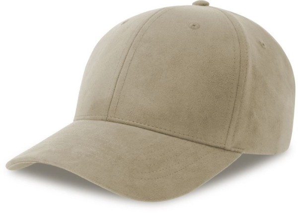 6 Panel cap suede look Fam-S
