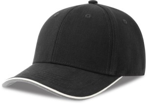 Heavy 6 Panel Sandwich Cap Pilot Piping Sandwich-S - Reklamnepredmety