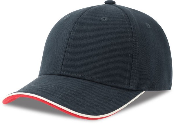 Heavy 6 Panel Sandwich Cap Pilot Piping Sandwich-S