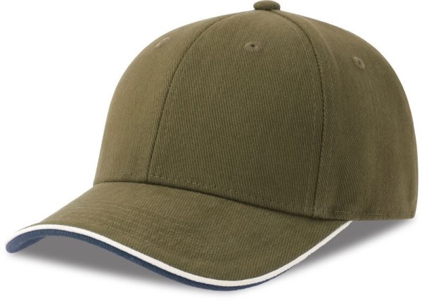 Heavy 6 Panel Sandwich Cap Pilot Piping Sandwich-S
