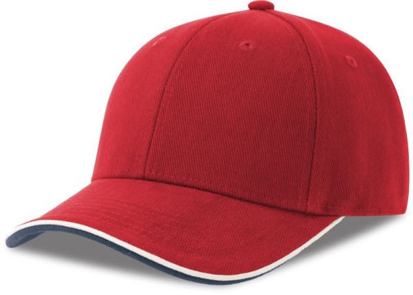 Heavy 6 Panel Sandwich Cap Pilot Piping Sandwich-S