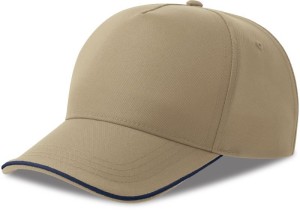 5 Panel Sandwich Cap Recy Five Piping - Reklamnepredmety