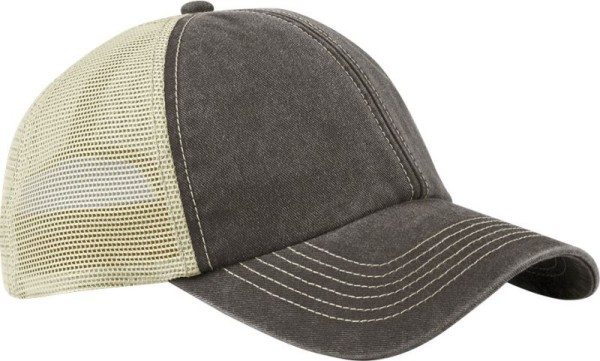 6 Panel Vintage Trucker Cap B 672