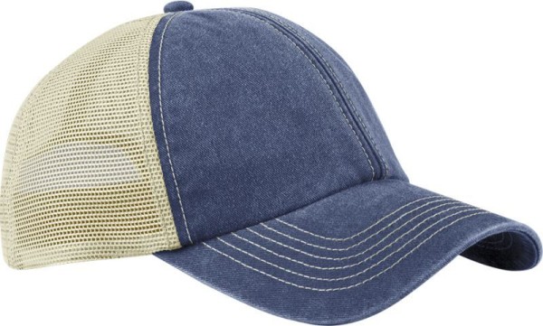 6 Panel Vintage Trucker Cap B 672
