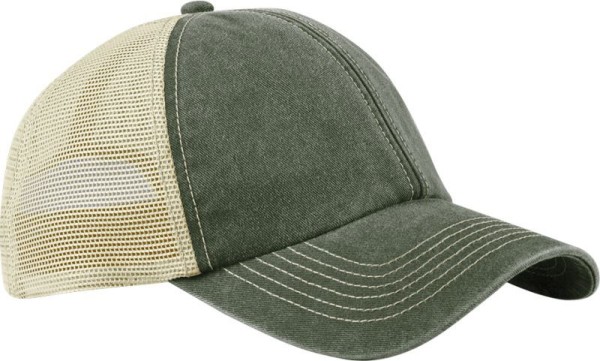 6 Panel Vintage Trucker Cap B 672