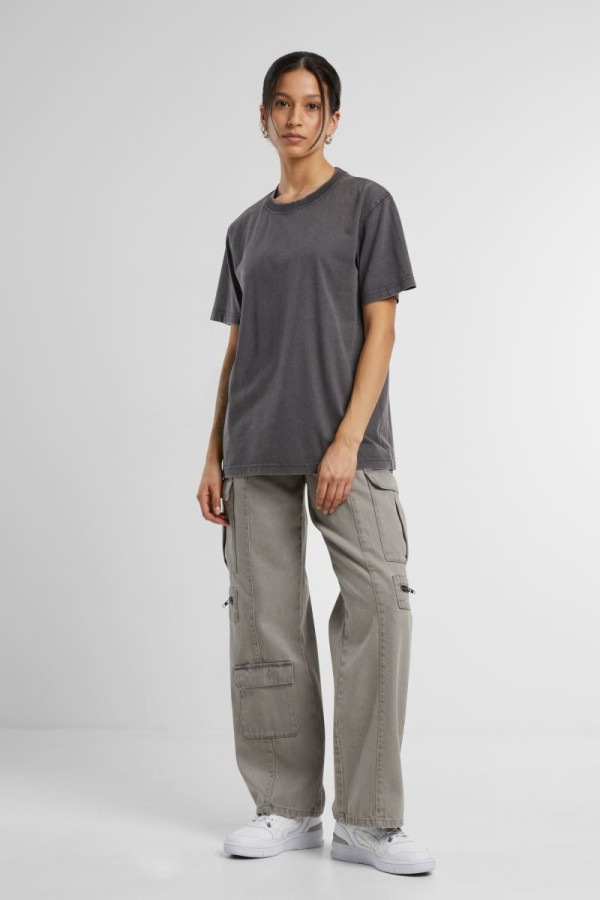 Heavy Ladies' Oversize T-Shirt "Stonewash" BY 306