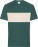 Organic T-Shirt "Colour-Block" Daiber | 8049 - ps-028049-daiber-8049-smoky-green-sandstone-front-23346378-1e67-47c0-a911-ea4cb8570306-web - variant