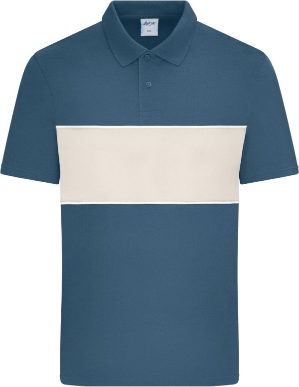 Organic Polo "Colour-Block"