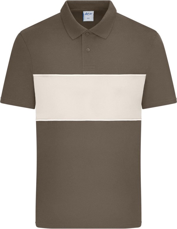 Organic Polo "Colour-Block"
