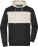Organic Hooded Sweater "Colour-Block" Daiber | 8051 - ps-028051-daiber-8051-black-sandstone-front-cb8c04b0-5bf1-47f8-8e24-afd4c50b831a-web - variant