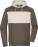 Organic Hooded Sweater "Colour-Block" Daiber | 8051 - ps-028051-daiber-8051-muddy-brown-sandstone-front-92602506-e80f-4b2b-82f8-ebb984c559eb-web - variant