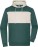 Organic Hooded Sweater "Colour-Block" Daiber | 8051 - ps-028051-daiber-8051-smoky-green-sandstone-front-80324206-30ba-4f98-b81a-91f5d48c7b98-web - variant