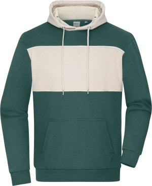 Organic Hooded Sweater "Colour-Block" Daiber | 8051 - Reklamnepredmety