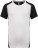 Men's Contrast Sports Shirt ProAct PA 4014 - ps-204014-kariban-proact-pa-4014-white-black-front-web - variant