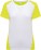 Ladies' Contrast Sports Shirt ProAct | PA 4015 - ps-204015-kariban-proact-pa-4015-white-fluorescent-yellow-front-web - variant