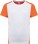 Kids' Contrast Sports Shirt ProAct | PA 4016 - ps-204016-kariban-proact-pa-4016-white-fluorescent-orange-front-web - variant