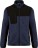 Men's Workwear Knitted Fleece Jacket WK 9108 - ps-209108-kariban-wk-wk-9108-navy-melange-black-front-web - variant