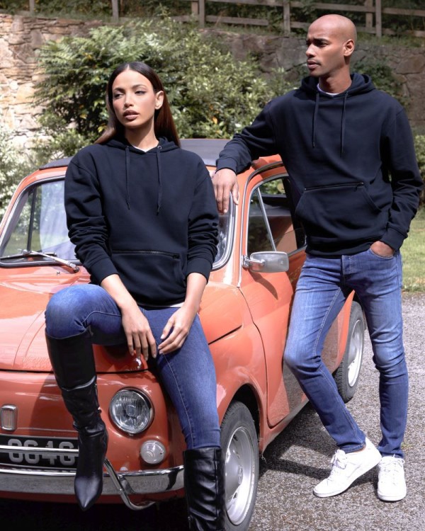 Piqué Hooded Sweater KK 338