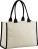 Large Shopper "Puerto" QD 633 - ps-51d633-quadra-qd-633-natural-black-front-web - variant