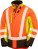 3-Layer Safety Softshell Jacket Result Recycled | R 506X - ps-30506x-result-recycled-r-506x-fluorescent-yellow-fluorescent-orange-black-front-web - variant