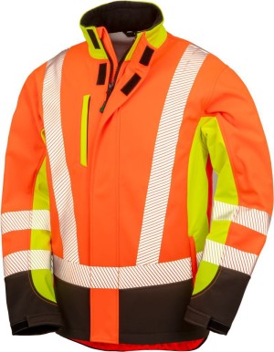 3-Layer Safety Softshell Jacket Result Recycled | R 506X - Reklamnepredmety