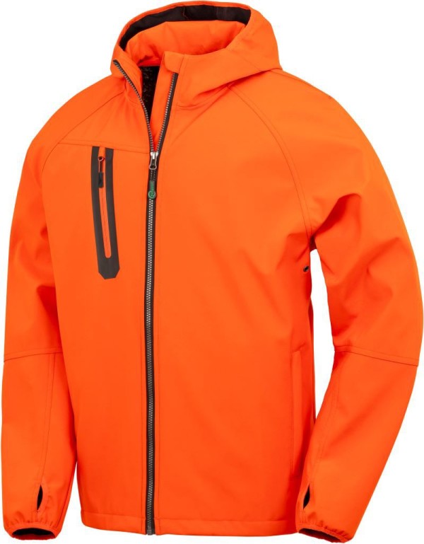 Unisex 3 -layer hooded softshell jacket Result Recycled | R 909X