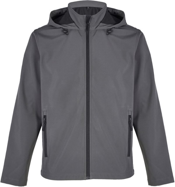 Men's 2-Layer Hooded Softshell Jacket Race Hooded Men