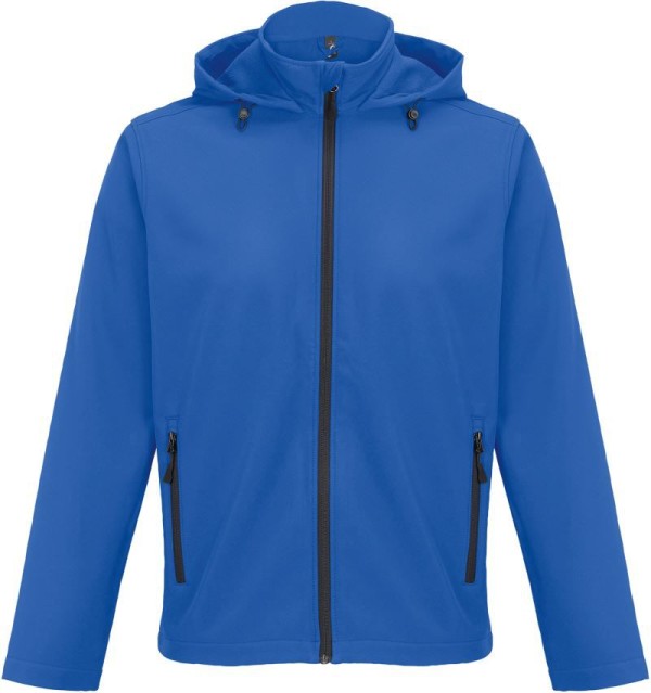 Men's 2-Layer Hooded Softshell Jacket Race Hooded Men