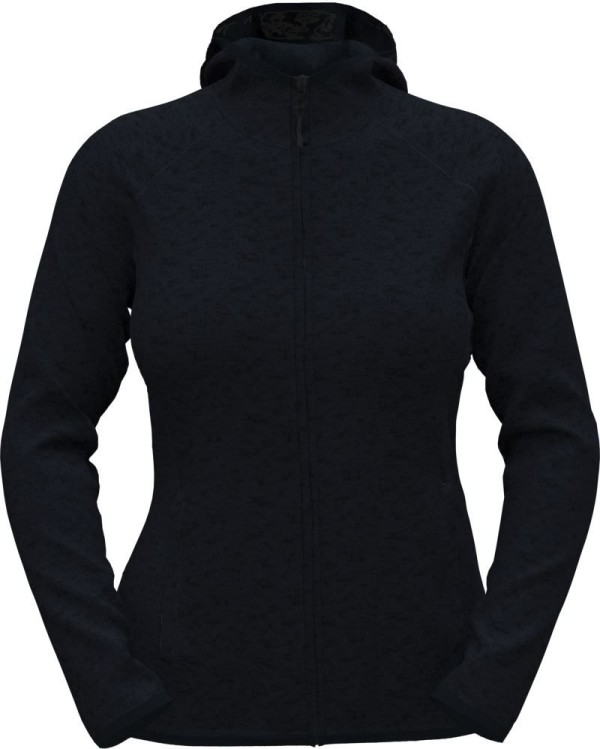 Ladies' Hooded Knitted Fleece Jacket "Lux Knit Fleece Jacket Women"