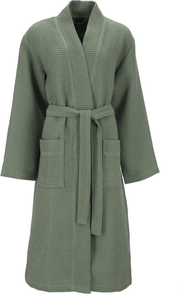 Waffle Piqué Bathrobe "Siam"