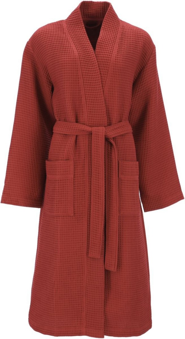 Waffle Piqué Bathrobe "Siam"