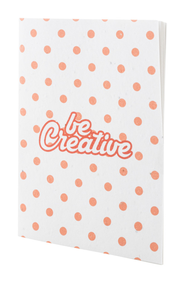 CreaNote A6 Seed notebook made of custom seed paper