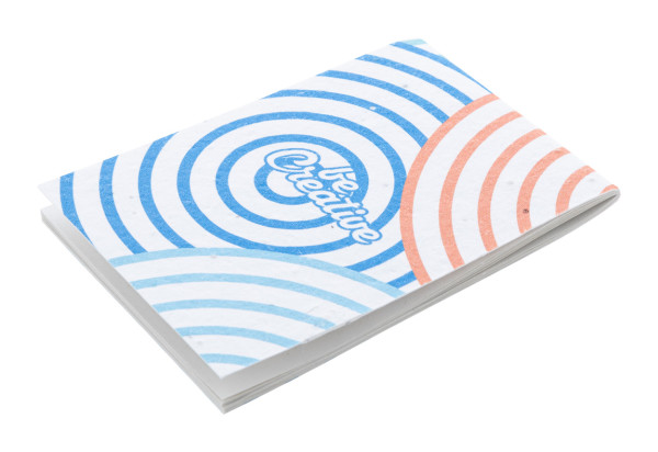 CreaNote Mini Seed notebook made of custom seed paper