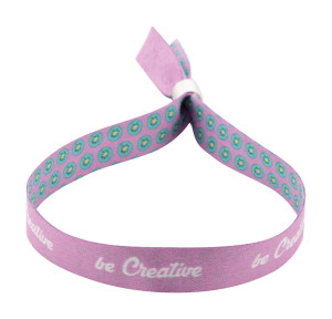 SuboWrist Alloy custom RPET festival bracelet - Reklamnepredmety